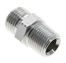UN 11/16''-16 x 3/8'' NPT Verzinkt Stalen Borstnippel ORFS 630 Bar - Hydrauliek