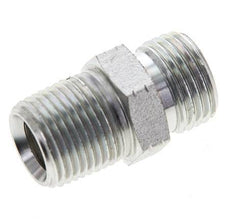 UN 11/16''-16 x 3/8'' NPT Verzinkt Stalen Borstnippel ORFS 630 Bar - Hydrauliek