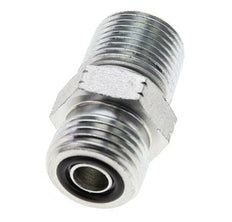 UN 11/16''-16 x 3/8'' NPT Verzinkt Stalen Borstnippel ORFS 630 Bar - Hydrauliek