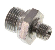 G 1/2'' x G 1/4'' Verzinkt Stalen Borstnippel 400 Bar - Hydrauliek [2 Stuks]