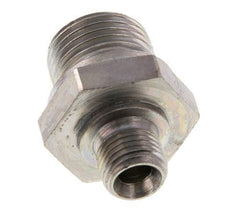 G 1/2'' x G 1/4'' Verzinkt Stalen Borstnippel 400 Bar - Hydrauliek [2 Stuks]