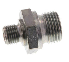 G 1/2'' x G 1/4'' Verzinkt Stalen Borstnippel 400 Bar - Hydrauliek [2 Stuks]