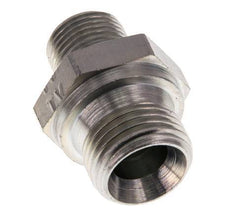 G 1/2'' x G 3/8'' Verzinkt Stalen Borstnippel 400 Bar - Hydrauliek [2 Stuks]