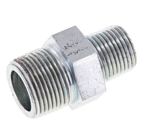 1/2'' NPT x 3/4'' NPT Verzinkt Stalen Borstnippel 170 Bar - Hydrauliek