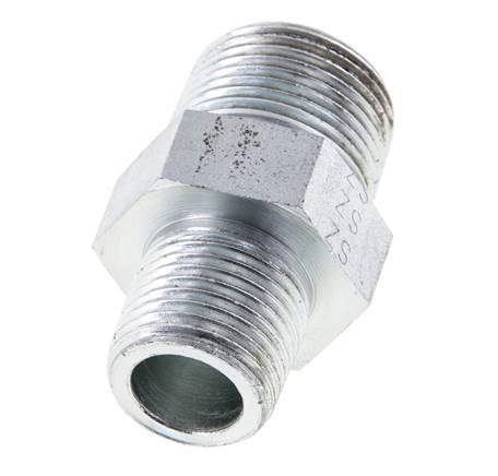 1/2'' NPT x 3/4'' NPT Verzinkt Stalen Borstnippel 170 Bar - Hydrauliek