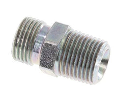 1/2'' NPT x G 1/2'' Verzinkt Stalen Borstnippel 3-delig 280 Bar - Hydrauliek