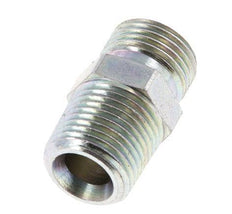 1/2'' NPT x G 1/2'' Verzinkt Stalen Borstnippel 3-delig 280 Bar - Hydrauliek