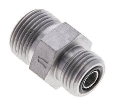 UN 13/16''-16 x UN 11/16''-16 Verzinkt Stalen Borstnippel ORFS 630 Bar - Hydrauliek