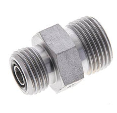 UN 13/16''-16 x UN 11/16''-16 Verzinkt Stalen Borstnippel ORFS 630 Bar - Hydrauliek
