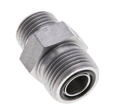 UN 13/16''-16 x UN 11/16''-16 Verzinkt Stalen Borstnippel ORFS 630 Bar - Hydrauliek