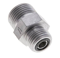 UN 13/16''-16 x UN 11/16''-16 Verzinkt Stalen Borstnippel ORFS 630 Bar - Hydrauliek