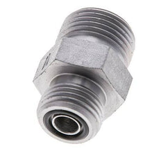 UN 13/16''-16 x UN 11/16''-16 Verzinkt Stalen Borstnippel ORFS 630 Bar - Hydrauliek