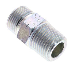 UN 13/16''-16 x 1/2'' NPT Verzinkt Stalen Borstnippel ORFS 630 Bar - Hydrauliek