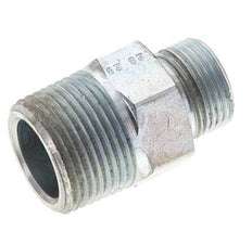 UN 13/16''-16 x 3/4'' NPT Verzinkt Stalen Borstnippel ORFS 400 Bar - Hydrauliek