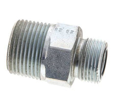 UN 13/16''-16 x 3/4'' NPT Verzinkt Stalen Borstnippel ORFS 400 Bar - Hydrauliek
