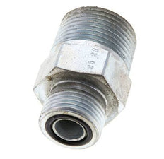 UN 13/16''-16 x 3/4'' NPT Verzinkt Stalen Borstnippel ORFS 400 Bar - Hydrauliek