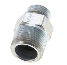 UN 13/16''-16 x 3/4'' NPT Verzinkt Stalen Borstnippel ORFS 400 Bar - Hydrauliek