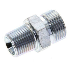 UN 13/16''-16 x 3/8'' NPT Verzinkt Stalen Borstnippel ORFS 630 Bar - Hydrauliek