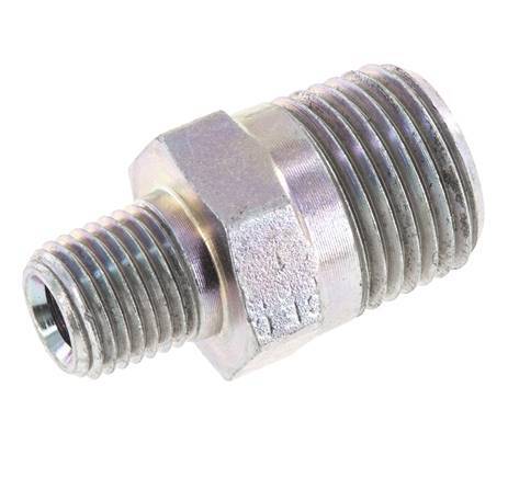 1/4'' NPT x 1/2'' NPT Verzinkt Stalen Borstnippel 210 Bar - Hydrauliek