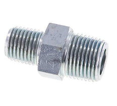 1/4'' NPT x 3/8'' NPT Verzinkt Stalen Borstnippel 210 Bar - Hydrauliek