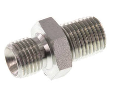 1/4'' NPT x G 1/4'' Verzinkt Stalen Borstnippel 3-delig 800 Bar - Hydrauliek