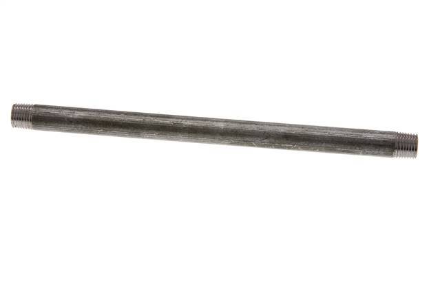 R 1/4'' Zinc plated Steel Double Pipe Nipple 50 Bar DIN 2982 - 200mm [2 Pieces]