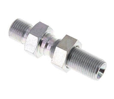 G 1/8'' Verzinkt Stalen Schotdoorvoer Borstnippel 475 Bar - Hydrauliek