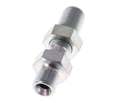G 1/8'' Verzinkt Stalen Schotdoorvoer Borstnippel 475 Bar - Hydrauliek