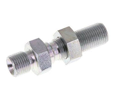G 1/8'' Verzinkt Stalen Schotdoorvoer Borstnippel 475 Bar - Hydrauliek
