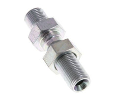 G 1/8'' Verzinkt Stalen Schotdoorvoer Borstnippel 475 Bar - Hydrauliek