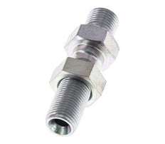G 1/8'' Verzinkt Stalen Schotdoorvoer Borstnippel 475 Bar - Hydrauliek