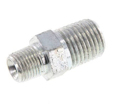 1/8'' NPT x 1/4'' NPT Verzinkt Stalen Borstnippel 375 Bar - Hydrauliek [2 Stuks]