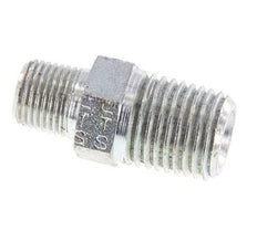 1/8'' NPT x 1/4'' NPT Verzinkt Stalen Borstnippel 375 Bar - Hydrauliek [2 Stuks]