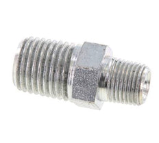 1/8'' NPT x 1/4'' NPT Verzinkt Stalen Borstnippel 375 Bar - Hydrauliek [2 Stuks]