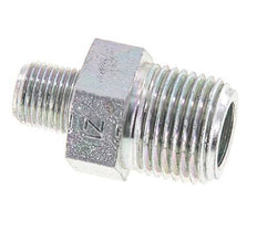 1/8'' NPT x 3/8'' NPT Verzinkt Stalen Borstnippel 210 Bar - Hydrauliek
