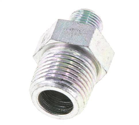 1/8'' NPT x 3/8'' NPT Verzinkt Stalen Borstnippel 210 Bar - Hydrauliek