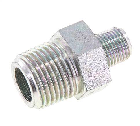 1/8'' NPT x 3/8'' NPT Verzinkt Stalen Borstnippel 210 Bar - Hydrauliek