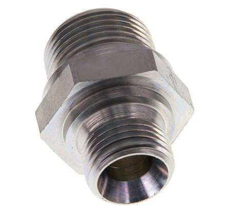 G 3/4'' x G 1/2'' Verzinkt Stalen Borstnippel 400 Bar - Hydrauliek