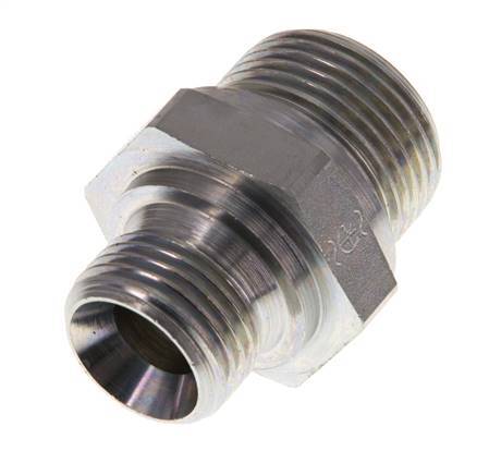 G 3/4'' x G 1/2'' Verzinkt Stalen Borstnippel 400 Bar - Hydrauliek
