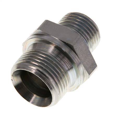 G 3/4'' x G 1/2'' Verzinkt Stalen Borstnippel 400 Bar - Hydrauliek