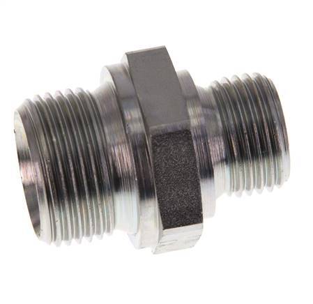 G 3/4'' x G 1/2'' Verzinkt Stalen Borstnippel 400 Bar - Hydrauliek