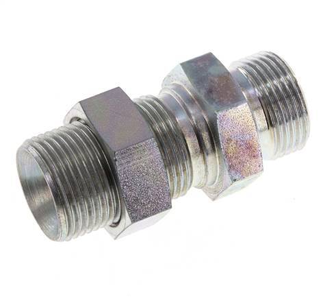 G 3/4'' Verzinkt Stalen Schotdoorvoer Borstnippel 325 Bar - Hydrauliek