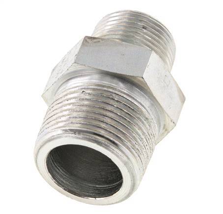 3/4'' NPT x 1'' NPT Verzinkt Stalen Borstnippel 140 Bar - Hydrauliek