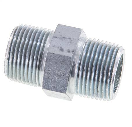 3/4'' NPT Verzinkt Stalen Borstnippel 170 Bar - Hydrauliek