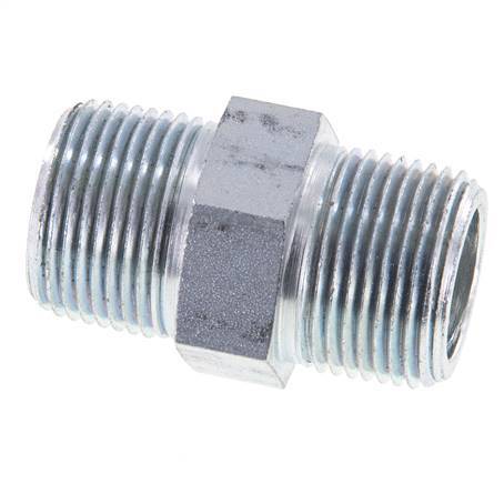3/4'' NPT Verzinkt Stalen Borstnippel 170 Bar - Hydrauliek