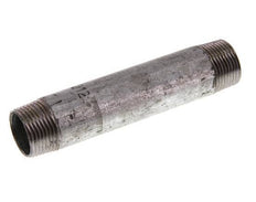 R 3/4'' Zinc plated Steel Double Pipe Nipple 50 Bar DIN 2982 - 120mm [5 Pieces]