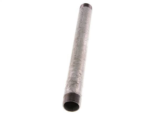 R 3/4'' Zinc plated Steel Double Pipe Nipple 50 Bar DIN 2982 - 250mm