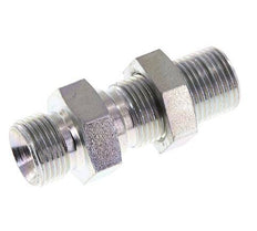 G 3/8'' Verzinkt Stalen Schotdoorvoer Borstnippel 325 Bar - Hydrauliek