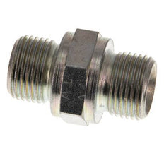 G 3/8'' Verzinkt Stalen Borstnippel 400 Bar - Hydrauliek [2 Stuks]