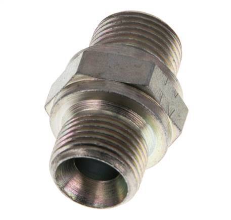 G 3/8'' Verzinkt Stalen Borstnippel 400 Bar - Hydrauliek [2 Stuks]
